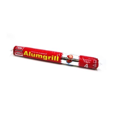 Folha aluminio alumgrill 4x45cm