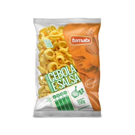 Salgadinho Temabi Cebola E Salsa 150G