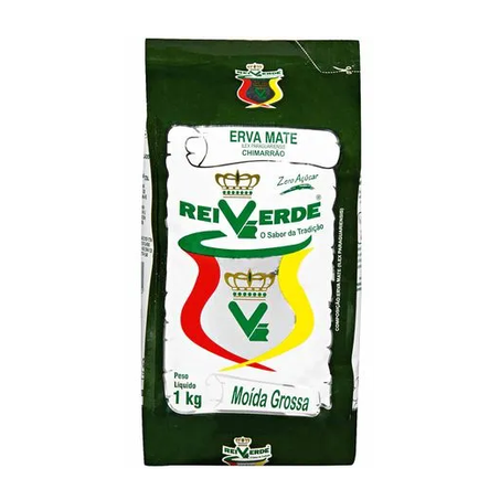 ERVA MATE REI VERDE MOÍDA GROSSA 1KG
