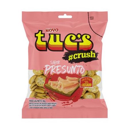 BISCOITO TUCS CRUSH ASSADO 60G PRESUNTO 