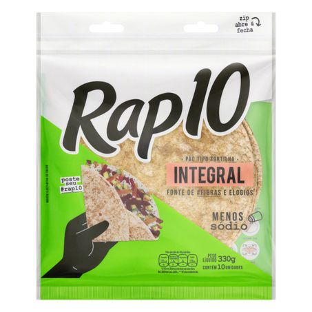 Pão tortilha integral rap10