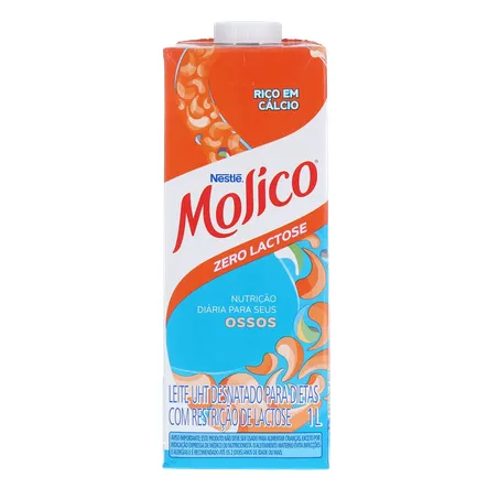 Leite Longa Vida Nestle Molico Z. Lactose 1l | Miller Supermercados