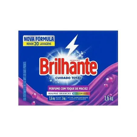 SABAO EM PO BRILHANTE PERFUME E CUIDADO EXTRAORDINARIO 1,6KG