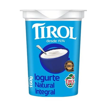 Iogurte Integral Natural Tirol 160g