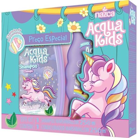Kit shampoo+ condicionador infantil marshmallow origem 500ml