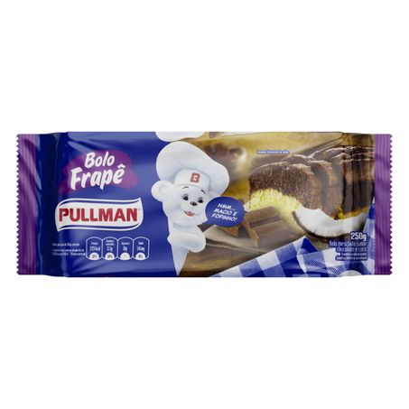Bolo Frapê Chocolate e Coco Pullman