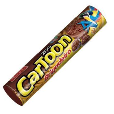 Biscoito recheado cartoon 110g brigadeiro