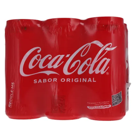 Refri coca cola lata 310ml c/6 360-19
