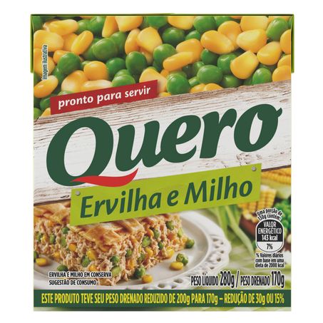 ERVI MILHO QUERO CONSERVA TETRA PAK 170G