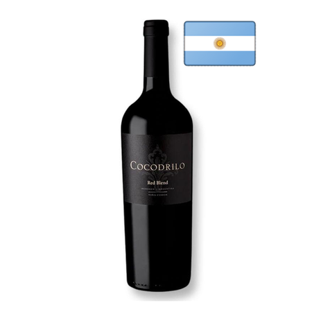 VINHO ARGENTINO TINTO BLEND COBOS COCODRILO 750ML