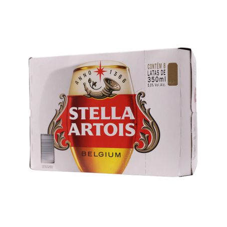 Cerveja stella artois 350ml c/8 und 360-33