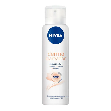 DESODORANTE NIVEA 150ML AERO FEM.DERMO CLAREADOR