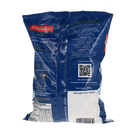 MASSA G DURO PAGANINI PENNE RIGATE 500G 360-19