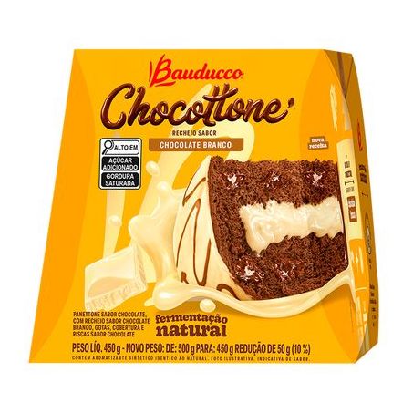 CHOCOTTONE CHOCOLATE BRANCO BAUDUCCO 450G