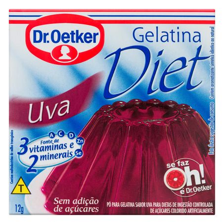 GELATINA EM PÓ UVA DIET DR. OETKER