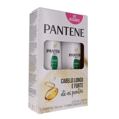 Kit Shampoo 350ml + Condicionador 175ml Restauração Pantene 360-33