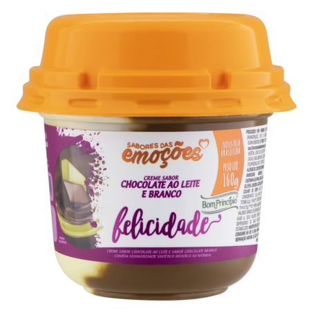 CREME FELICIDADE BOM PRINCÍPIO SABORES DAS EMOÇÕES