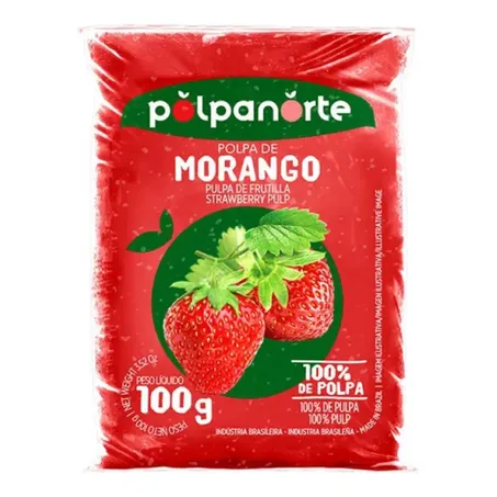 Polpa Polpanorte Morango 100g 
 