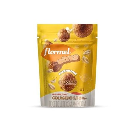 Chocolate Bites Flormel Amendoim 60g