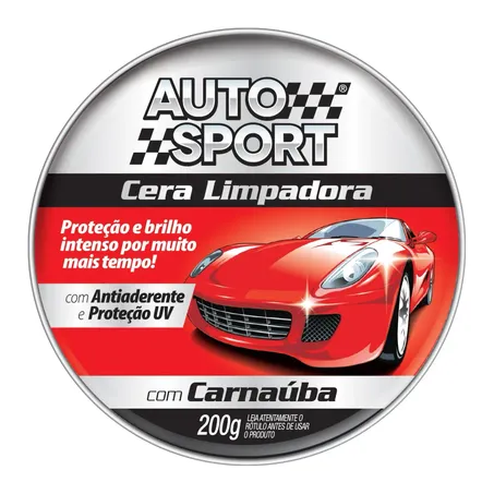 Cera Limpadora Auto Sport  200g