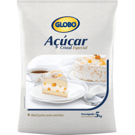 Açúcar globo 5kg cristal