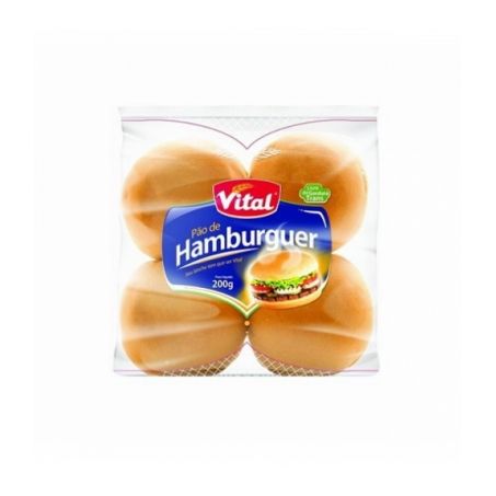 Pão de hambúrguer vital com gergelim zero lactose 300g