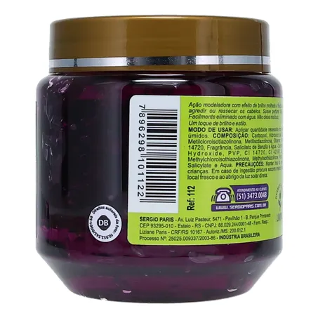Gel fixador sergio paris brilho m.media 360-20