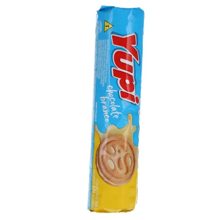 Biscoito recheado yupi choc.branco 130g 360-0