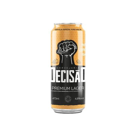 Cerveja Decisão Premium Puro Malte Lata 473ml
