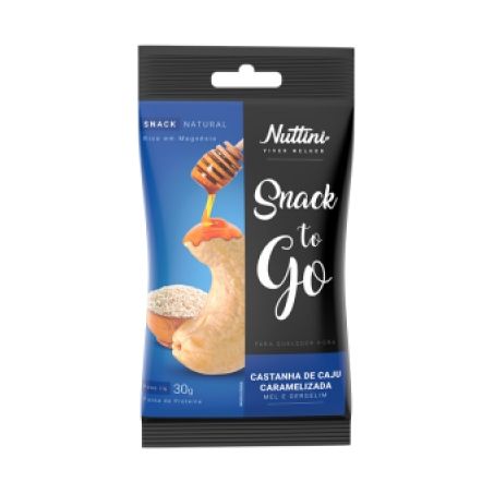 Nuttini-snack to go 30g cast caju carame
