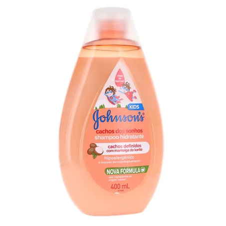 Shampoo Johnsons Baby Cabelos Cacheados Embalagem 400ML 360-34