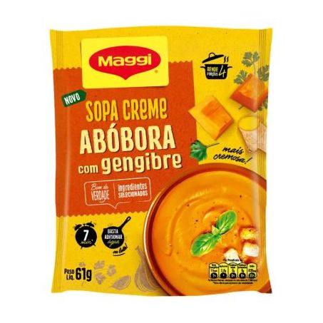 CREME MAGGI 61G ABOBORA C/GENGIBRE 