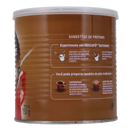 Café Nescafé Solúvel Cremoso Lata 150G 360-9
