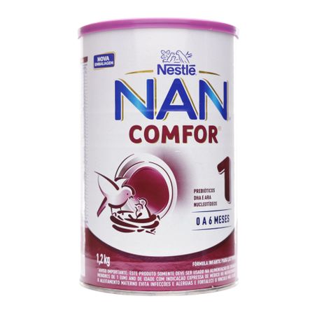 Leite nestle nan comfort 1 0 à 6 meses 1.2kg 360-58
