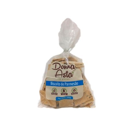 BISCOITO DONNA ASTA SALGADO S/ GLUTEN PARMESAO 150G