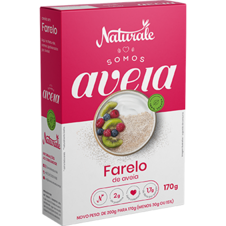 Aveia em farelo naturale 170g