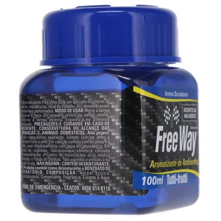 Aromatizante free way tutti frutti 100ml 360-12