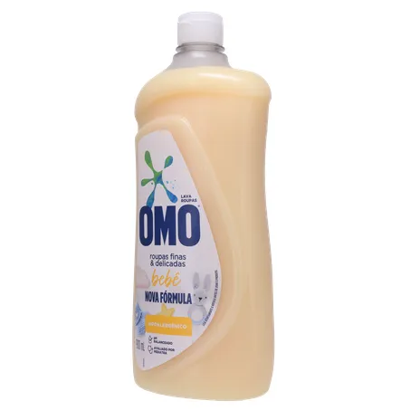 Lava Roupas Líquido Omo Roupas Finas e Delicadas Bebê 900Ml 360-3