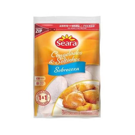Sobrecoxa de frango seara iqf 1kg