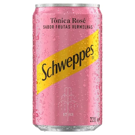 Agua Tonica Schweppes 220ml Rose