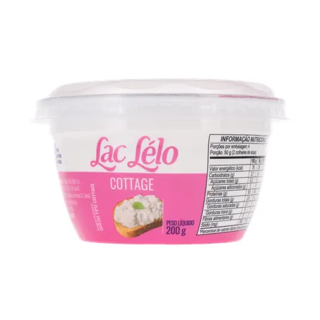 Queijo cottage lac lelo 200g 360-20
