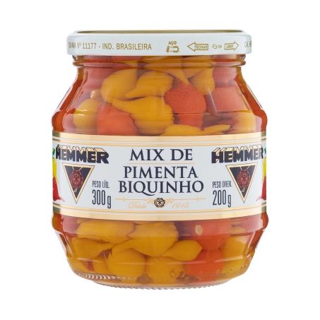 MIX HEMMER PIMENTA CONSERVA BIQUINHO 200G