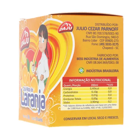 Cha daju laranja 10sc 360-25