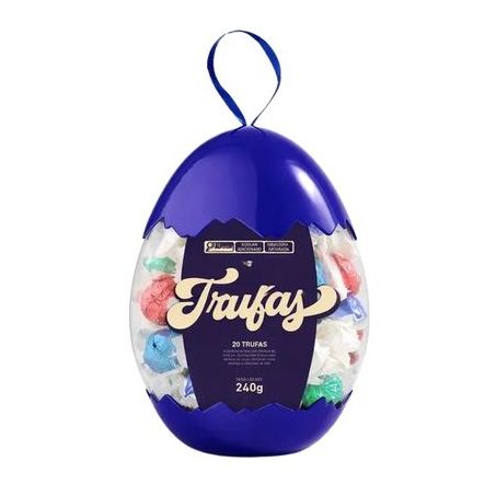 Ovo De Páscoa Trufas Sortidas Decacau 240g
