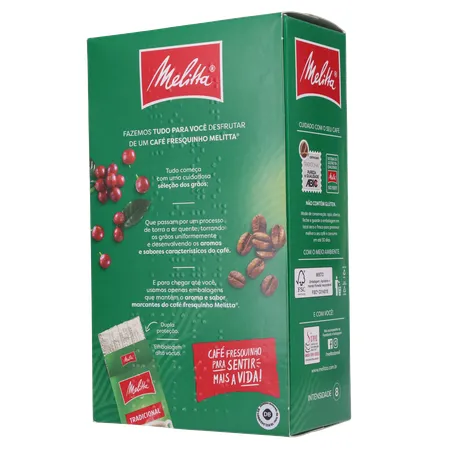 CAFÉ PÓ MELITTA TRADICIONAL VÁCUO 250G 360-21