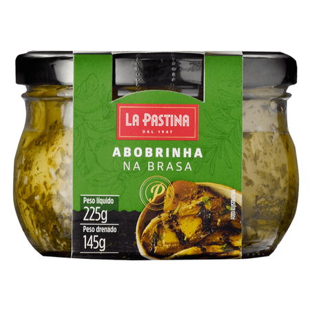 Abobrinha Na Brasa La Pastina Vidro 130G