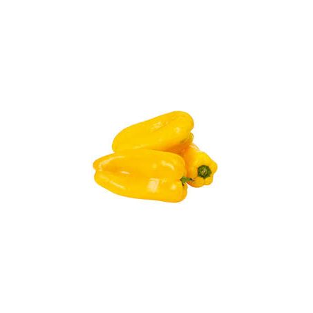 Pimentao amarelo kg - peso aproximado da un 290 g
