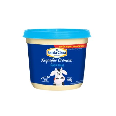 Requeijão Tradicional Santa Clara Pote 400GR