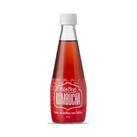 Kombucha frutas vermelhas com hibisco biozen 300ml