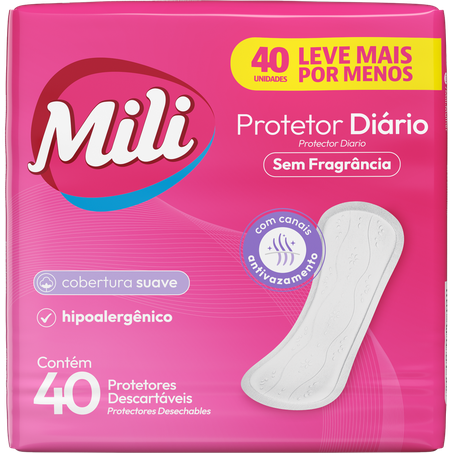 Abs mili prot. diario s/a c/40un